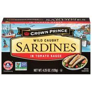 Crown Pre Sardines, in Tomato Sauce - 4.25 Ounces