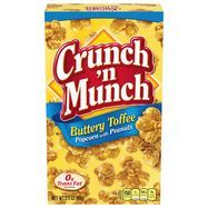 Crunch N Munch Popcorn, with Peanuts, Buttery Toffee - 3.5 Ounces