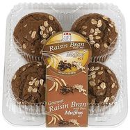 Cv Raisin Bran Muffins - 4 Count