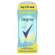 Degree Antiperspirant Deodorant, Fresh, Twin Pack - 2 x 2.6 Ounces