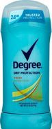 Degree Dry Protection Anti-perspirant & Deodorant, Invisible Solid, Fresh - 2.6 Ounces