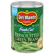 Del Monte Fresh Cut Green Beans, Blue Lake, French Style - 14.5 Ounces