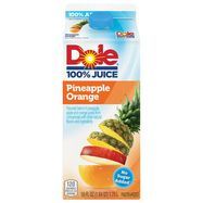 Dole 100% Juice, Pineapple Orange - 59 Fluid Ounces