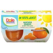 Dole Mandarin Oranges - 4 x 4 Ounce Cups