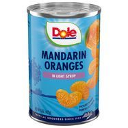 Dole Mandarin Oranges, in Light Syrup - 15 Ounces