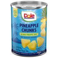 Dole Pineapple Chunks - 20 Ounces