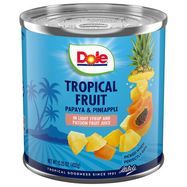 Dole Tropical Fruit, in Light Syrup & Passion Fruit Juice - 15.25 Ounces