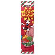 Dorval Sour Power Straws, Watermelon - 9 Pieces