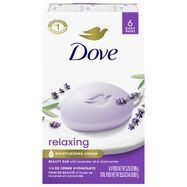 Dove Beauty Bar, Relaxing Lavender - 6 x 3.75 Ounces