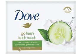 Dove Fresh Touch Cucumber and Green Tea Scent Beauty Cream Bar Soap - 4 Count