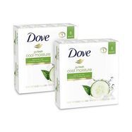 Dove Go Fresh Beauty Bar for Softer Skin Cucumber and Green Tea More Moisturizing Than Bar Soap - 16 Pack (4 Ounces Each)
