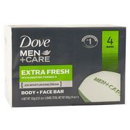 Dove Men Care Extra Fresh Body and Face Bar - 4 Pack (3.51 Ounces Each)