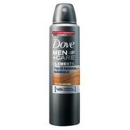 Dove Men Care Talco Mineral Sandalwood Deodorant - 150 Milliliters