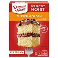 Duncan Hines Classic Cake Mix, Butter Golden - 15.25 Ounces
