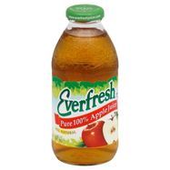 Everfresh 100% Juice, Pure Apple - 16 Ounces