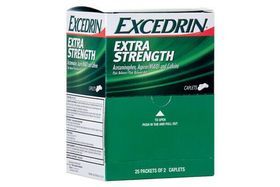 Excedrin Extra Strength Pain Reliever - 25 Pounches of 2 Caplets