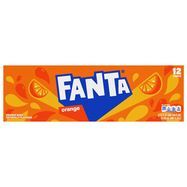 Fanta Soda, Orange - 12 x 12 Fluid Ounces