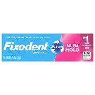 Fixodent Denture Adhesive Cream, Original - 0.75 Ounces