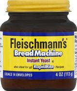 Fleischmanns Yeast, Instant, Bread Machine - 4 Ounces