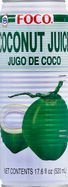 Foco Coconut Juice - 17.6 Fluid Ounces