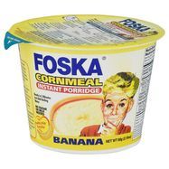 Foska Cornmeal Banana Porridge - 60 Grams