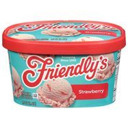 Friendly's Ice Cream, Premium, Strawberry - 1.5 Quarts