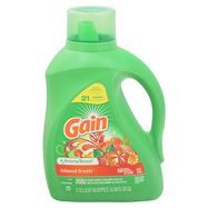 Gain Aroma Boost Liquid Laundry Detergent, Island Fresh Scent, 64 Loads, 92 fl - 2.72 Liters