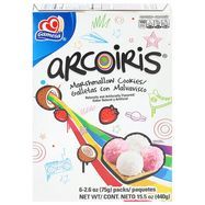 Gamesa Arcoiris Cookies, Marshmallow - 6 x 2.6 Ounces