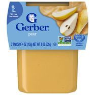 Gerber 2nd Foods Pear, Sitter - 2 x 4 Ounces