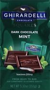 Ghirardelli Dark Chocolate, Mint, Squares - 5.32 Ounces