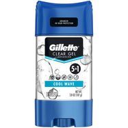 Gillette Cool Wave Clear Gel Men’s Antiperspirant and Deodorant - 3.8 Ounces
