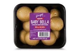 Giorgio Foods Baby Bella Mushrooms - 4 Ounces