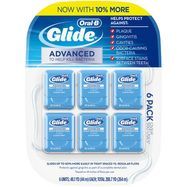 Glide Glide Advanced Multi-Protection Floss, Clean Mint, 44 M, Pack of 6 - 6 Each