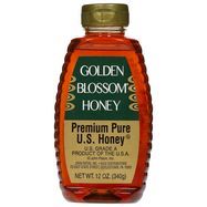 Golden Blossom Honey Genuine Natural Pure - 12 Ounces