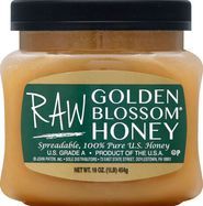 Golden Blossom Honey, Raw - 16 Ounces