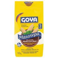 Goya Masarepa Pre-Cooked White Corn Meal - 5 Pounds
