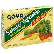 Goya Seasoning, Salad & Vegetable, Econo Pak - 3.52 Ounces