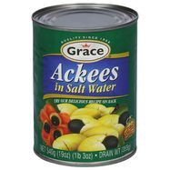 Grace Ackees, in Salt Water - 19 Ounces