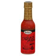 Grace Crushed Pepper Sauce, Spicy - 4.8 Fluid Ounces