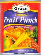 Grace Fruit Punch, Tropical - 19 Ounces