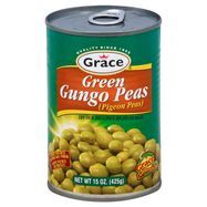 Grace Green Peas, Gungo - 15 Ounces