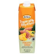 Grace Pineapple Ginger Juice - 33.8 Fluid Ounces