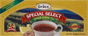 Grace Special Select Herbal Tea, Ginger Lemon, Bags - 24 Bags