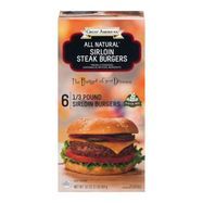Great American Hamburgers Homestyle Burgers, Sirloin Steak, 1/3 lb - 32 Ounces