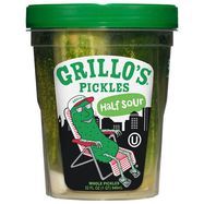 Grillos Pickles Pickles, Half Sour - 32 Fluid Ounces