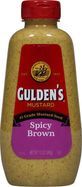 Guldens Mustard, Spicy Brown - 12 Ounces