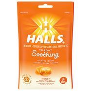 Halls Cough Suppressant/Oral Anesthetic, Menthol, Honey - 30 Drops