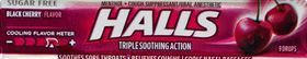 Halls Cough Suppressant/Oral Anesthetic, Menthol, Sugar Free, Black Cherry Flavor - 9 Drops