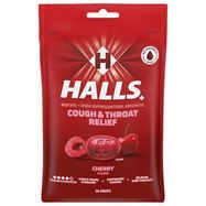 Halls Cough Suppressant/Oral Anesthetic, Relief, Drops, Cherry Flavor - 30 Drops