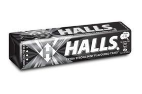 Halls Stick Extra Strong Mint Flavoured Candy - 9 Count